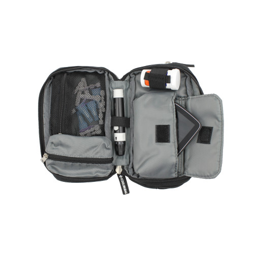 Изотермический пенал для инсулина COOLINGBAG с гелевым охлаждением — чёрный