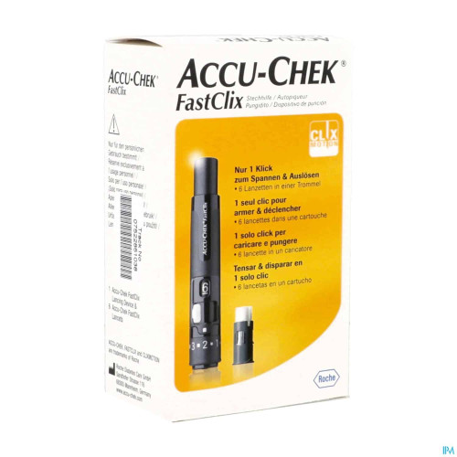 Прокалыватель Accu-Chek FastClix с 6 ланцетами